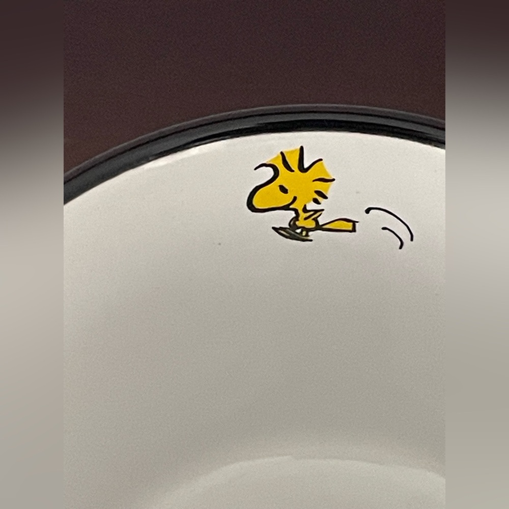 Pair Of Peanuts Snoopy Mugs:Snoopy and the Gang 21oz & Woodstock 15oz In EUC - Picture 5 of 16